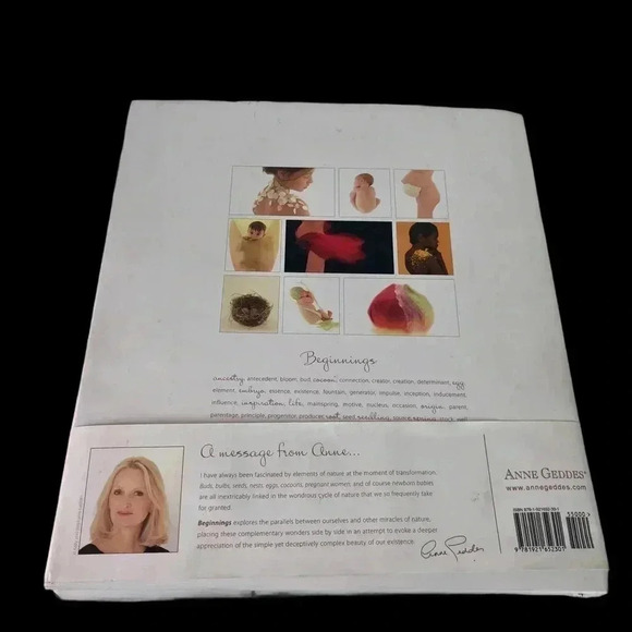 Coffee Table Book ANNE GEDDES Beginnings Nature Transformation Babies Pregnancy - Picture 5 of 7